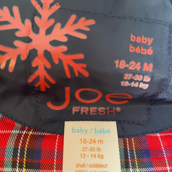 Brand new Joe Fresh sleeveless jacket.  18-24 month - Picture 2 of 5
